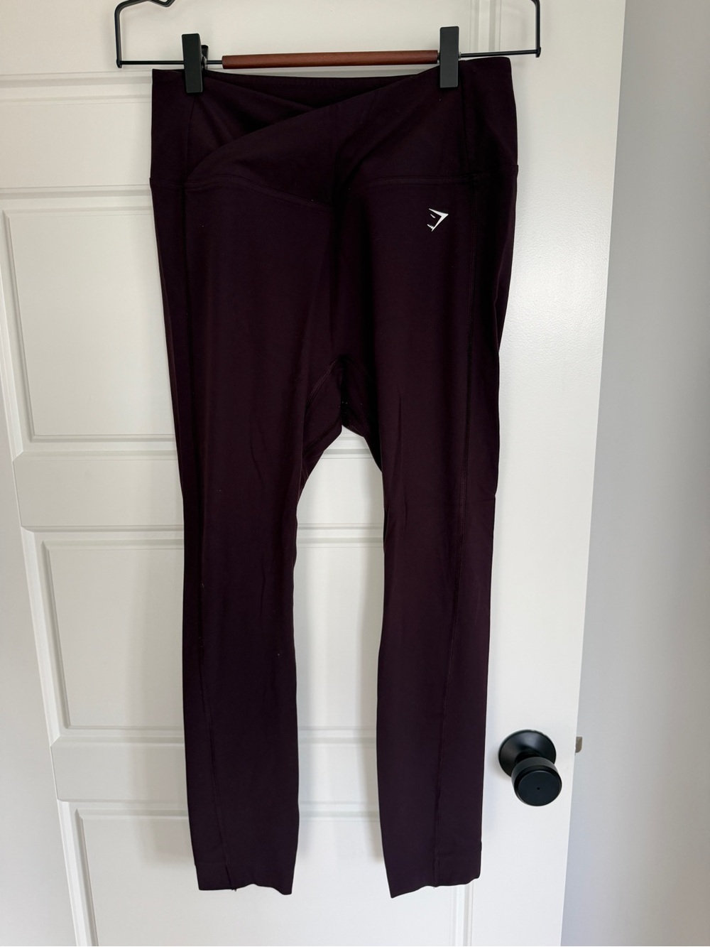 Gymshark Purple Cross Over High-Waist Leggings